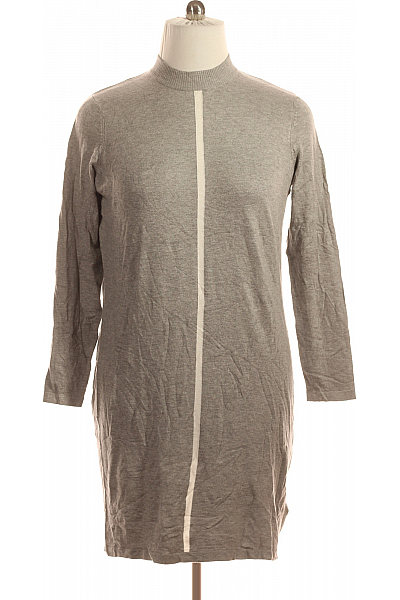 Esmara  Šaty Pletené Šedé Vel.  L