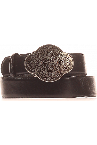 Pásek Kožené Černé Tchibo