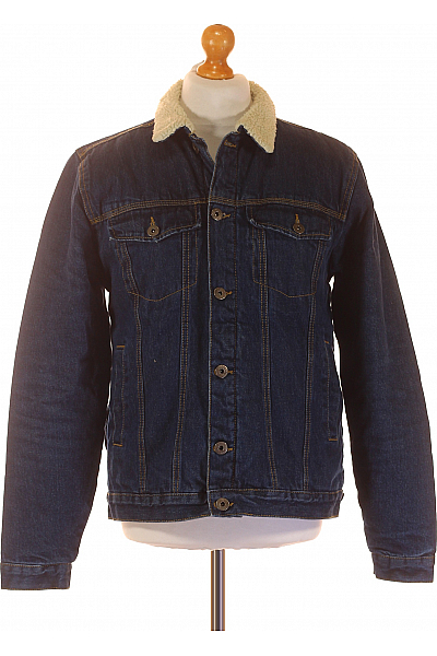 Džínová Pánská Bunda Modrá SOULSTAR Vel. L