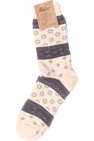  Ponožky Vlněné Barevné Vel. 43-46