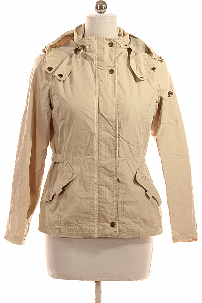 Krátký Dámský Kabát Béžový Vel. 38