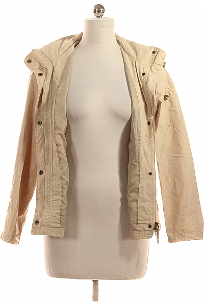 Krátký Dámský Kabát Béžový Vel. 38