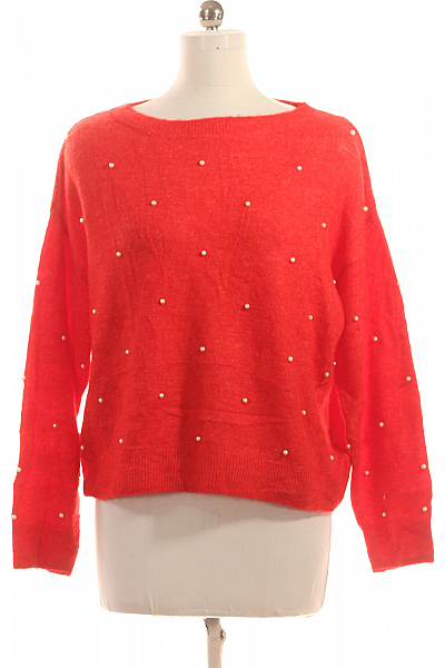 Dámský Pulovr Červený Vel. M