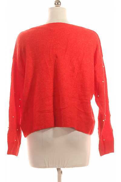 Dámský Pulovr Červený Vel. M