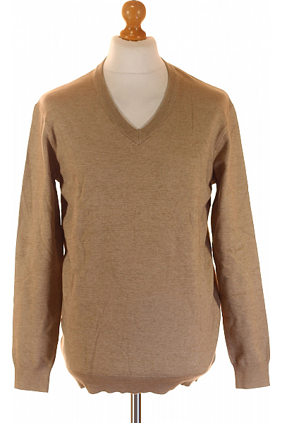 Pánský Pulovr Hnědý Vel. M