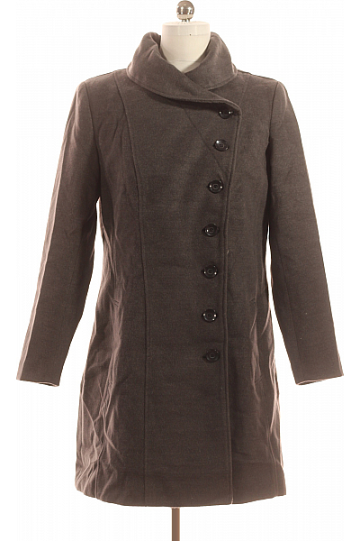 Krátký Dámský Kabát Šedý Vel. 42