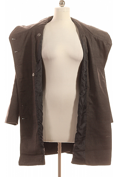 Krátký Dámský Kabát Šedý Vel. 42