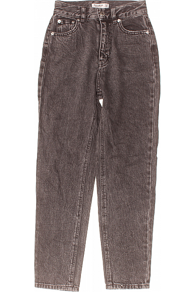 Boyfriend Dámské Džíny Černé PULL&BEAR Vel. 32