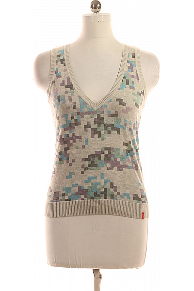 Esprit Kratká Dámská Vesta Šedá Vel. M