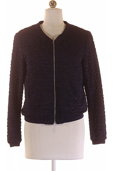 Dámská Přechodné Bundy Modrá Second Hand Vel. 36