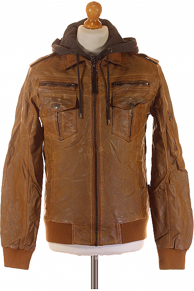 Pánská Přechodné Bundy Hnědá Vel. M