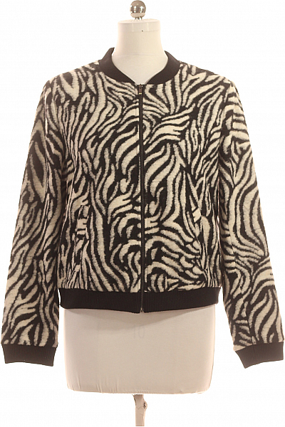 COMMA Dámská Bunda Černobílá Vel. 44