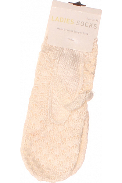  Ponožky Bílé Vel. 35-38