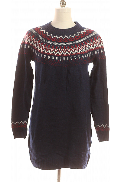 Esmara  Šaty Pletené Modré Vel. M