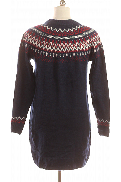 Esmara  Šaty Pletené Modré Vel. M