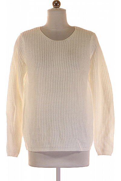 Dámský Svetr Bílý Second Hand Vel. S