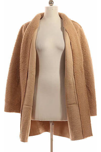 Krátký Dámský Kabát Béžový Vel. 42