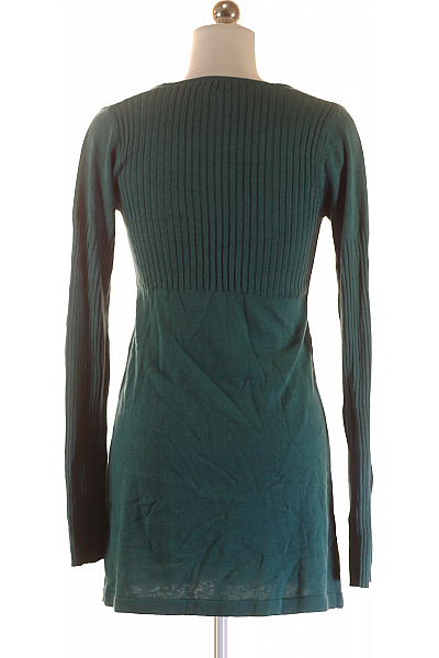  Šaty Pletené Zelené Vel. 32/34