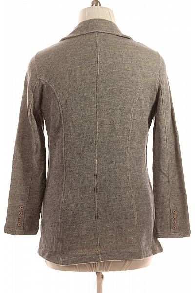 GINA LAURA Krátký Dámský Kabát Šedý Vel. 46