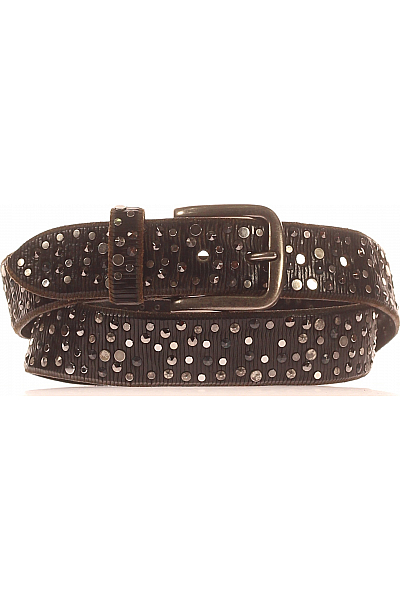 Pásek Kožené Černé