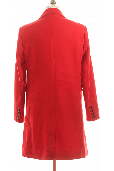 Krátký Dámský Kabát Červený Primark Vel.  42