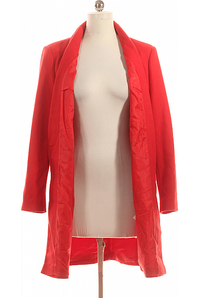 Krátký Dámský Kabát Červený Primark Vel.  42