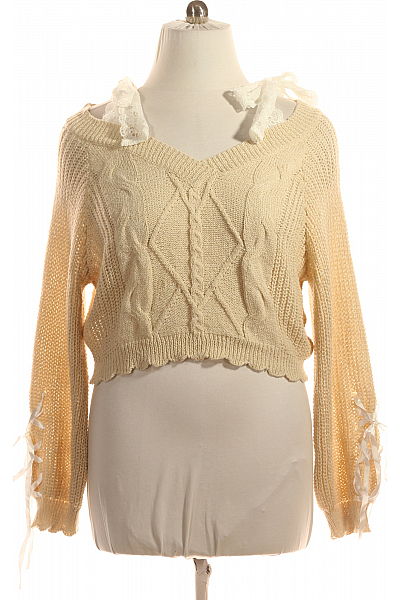 Dámský Pulovr Barevný Second Hand Vel. L