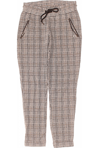 BONPRIX Dámské Kalhoty Rovné Černobílé Vel. 36/38