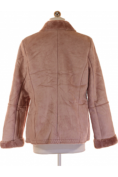 Dámský Kožich Růžový Tchibo Second hand Vel.  36/38