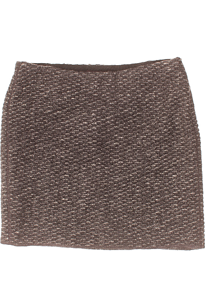 Sukně Vlněná Šedá Second Hand Vel. 40