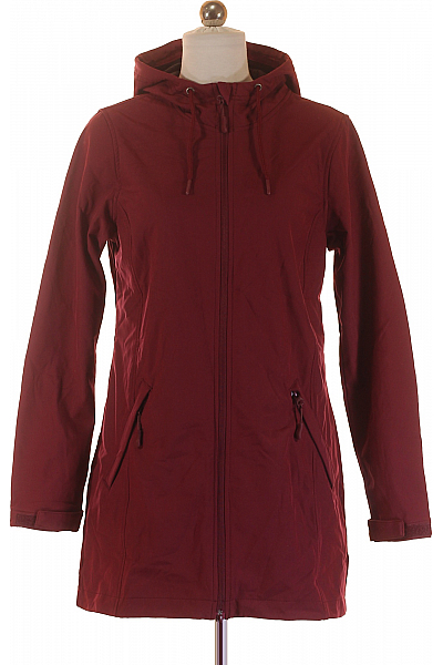 Dámská Přechodné Bundy Vínová Second Hand Vel. S