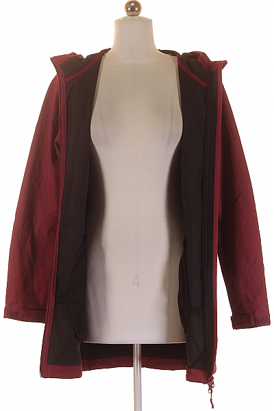 Dámská Přechodné Bundy Vínová Second hand Vel. S