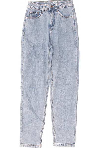 CLOCKHOUSE Boyfriend Dámské Džíny Modré Second hand