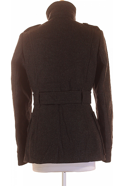 Dámský Kabát Černý Vel. 36