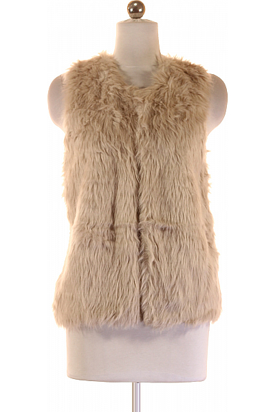 Kratká Dámská Vesta Béžová COLLOSEUM Vel. S