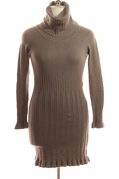 Pletené šaty Vlněné Šedé
