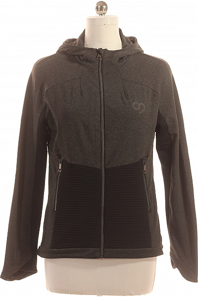 Dámská Mikina Rozepínací Šedá Vel. M