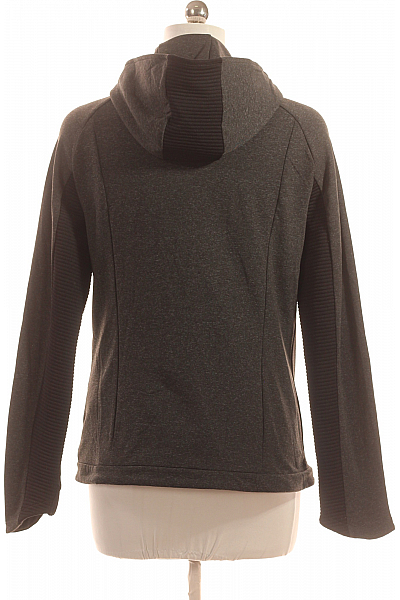 Dámská Mikina Rozepínací Šedá Vel. M