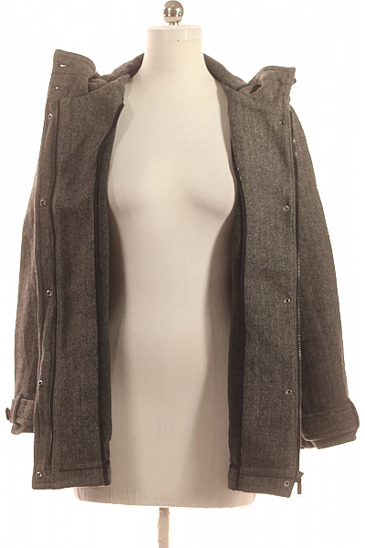 S.OLIVER Krátký Dámský Kabát Šedý