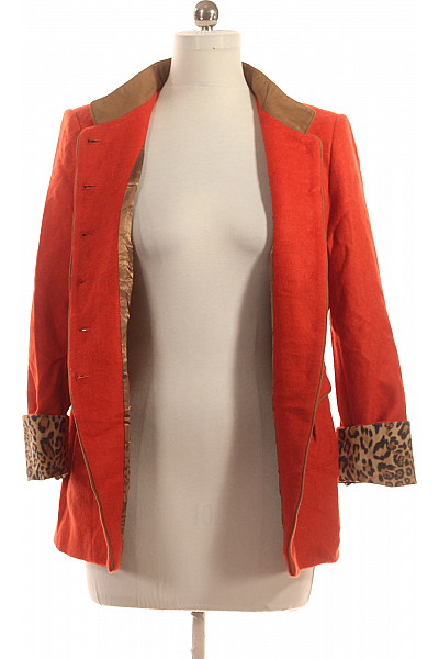 Dámský Kabát Červený MADELEINE Vel. M