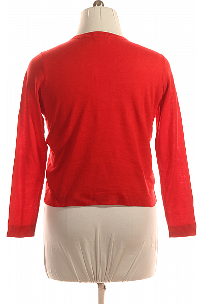 Dámský Svetr Červený ONLY Second hand Vel. L