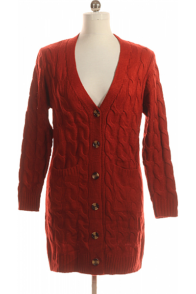 Dámský Cardigan Červený Vel. M