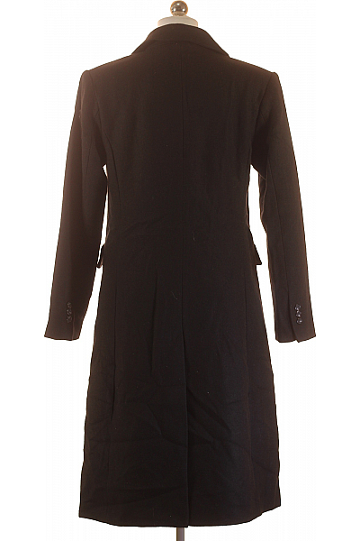 Dámský Dlouhý Kabát Černý Vel. 36