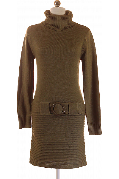 Šaty Pletené Khaki Melrose Vel.  36