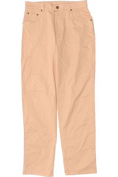 Pánské Kalhoty Rovné Béžové Second Hand Vel. 46