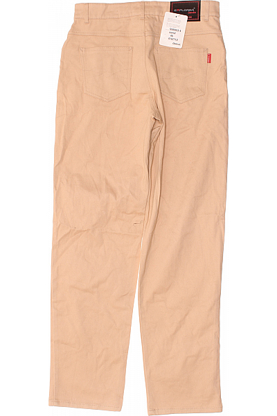 Pánské Kalhoty Rovné Béžové Second hand Vel. 46