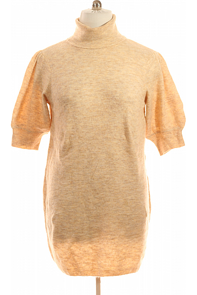  Šaty Pletené Béžové