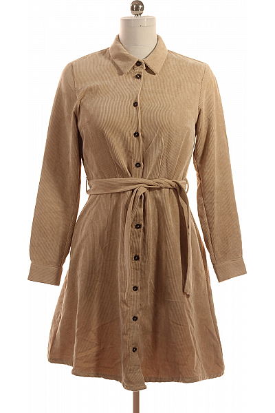 Šaty Béžové Second Hand Vel. 38