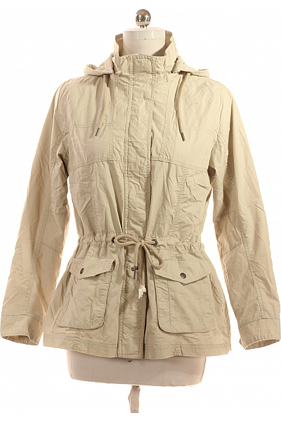 Dámská Bunda Béžová Second Hand Vel. M