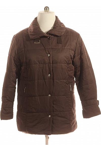 Prošívaná Dámská Bunda Hnědá Vel. 46